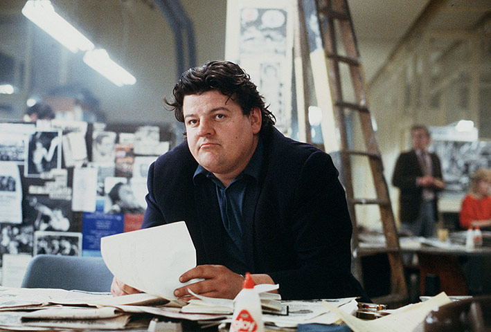 Robbie Coltrane: Robbie Coltrane in the film 'Defence Of The Realm' 