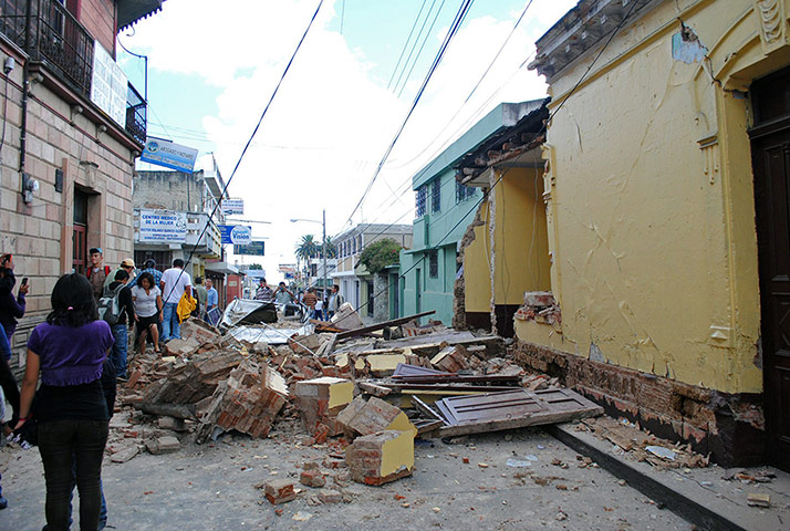 Earthquake strikes Guatemala – in pictures