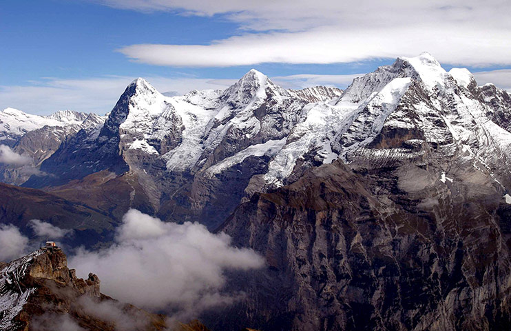 Mürren skiing: Mürren peaks