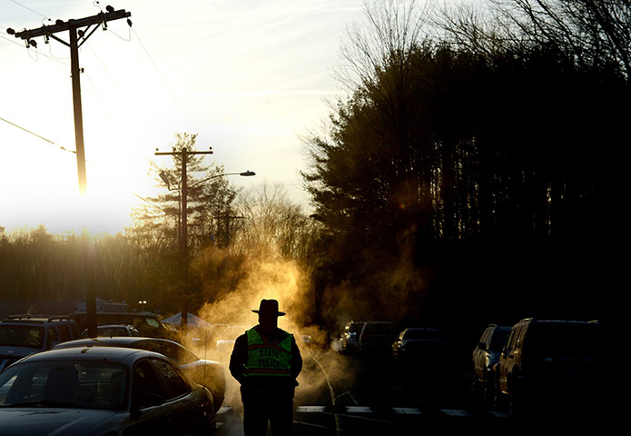 Newtown - the day after: state trooper