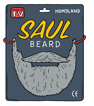 guidegiftguide: ATTACHABLE SAUL FROM HOMELAND BEARD