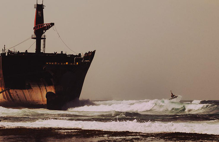 BT 2012 gallery winners: supertanker had been washed on to the reef off Sumatra, Indonesia