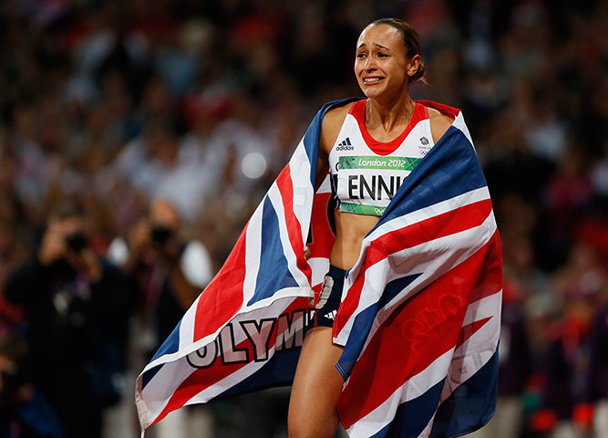 Honours List: Jessica Ennis received a CBE after winning the heptathlon at London 2012