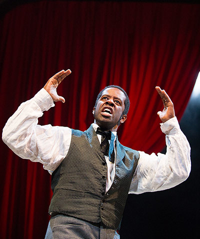 Honours List: Actor Adrian Lester, seen here in Red Velvet, received an OBE