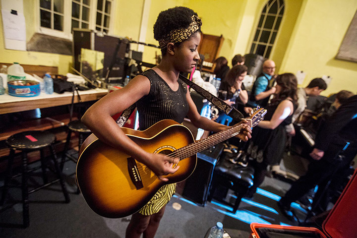 Other Voices Day 3: Singer Josephine Oniyama gets ready to go on stage