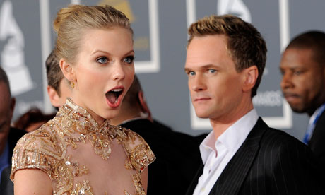 Taylor Swift, Neil Patrick Harris at the Grammys