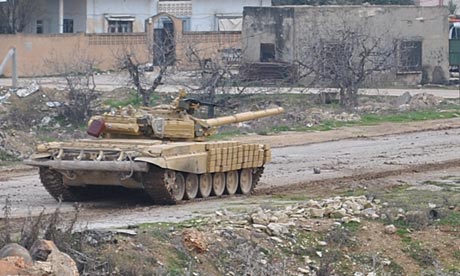 syria tank battle