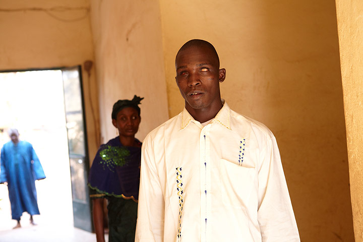 Amadou and Mariam: Pupil Brouliye Bagayoko at the school for the blind, Bamako