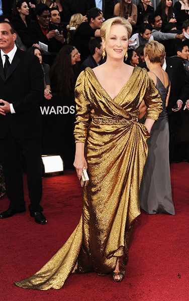 Oscars dresses: Meryl Streep