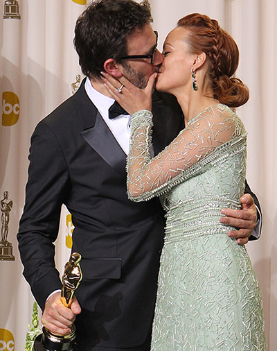 Oscars: misc: Michel Hazanavicius, Bernice Bejo