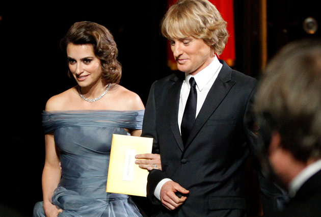 Oscars: misc: Penelope Cruz, Owen Wilson