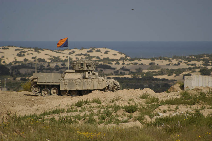 Tom Hurndall : Israeli Defence Force tank