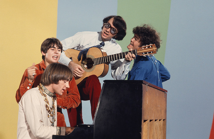 Obit Davy Jones: On the set of the television show The Monkees in 1967 in Los Angeles