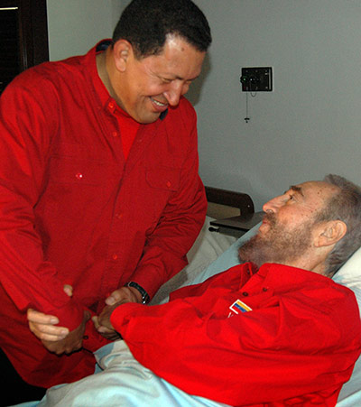 Chavez: Chavez visits Castro in hospital in 2006