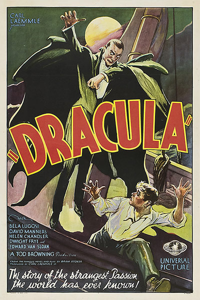 Top Selling Film Posters: Top Selling Film Posters - Dracula, 1931