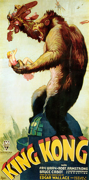 Top Selling Film Posters: Top Selling Film Posters - King Kong, 1933
