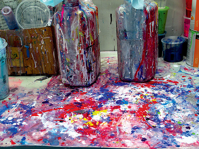 John Pawson Photos: John Pawson A Visual Inventory, published by Phaidon, paint spatterings