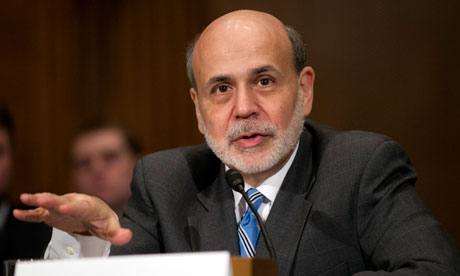 Outgoing Federal Reserve charmain Ben Bernanke before the United States Senate Committee on Banking, Housing, and Urban Affairs., From ImagesAttr