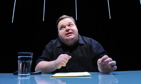 Mike Daisey performing monologue
