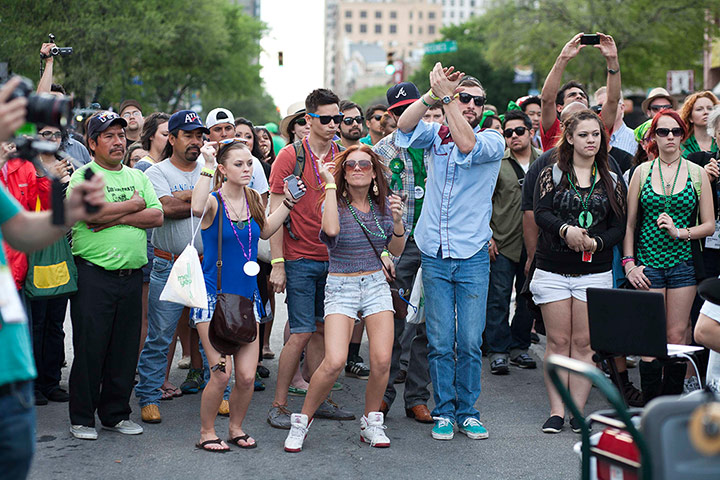 SXSW gallery 2: Music fans dance 