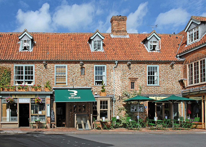 spring sites: Byfords, Holt, Norfolk