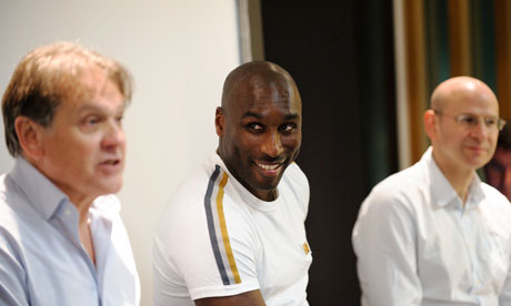 Sol Campbell in conversation with Paul Johnson and David Conn