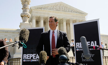Rick Santorum at the Supreme Court
