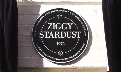 View topic - Site of Ziggy Stardust album cover shoot marked with plaque