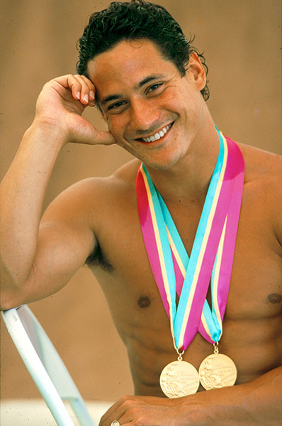 50 Stunning Olympic moments: Greg Louganis bounces…