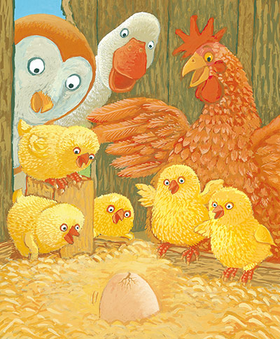 Easter Children's Books: Easter Children's Books - Six Little Chicks by Jez Alborough