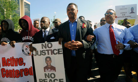 Jesse Jackson at Trayvon Martin protest march
