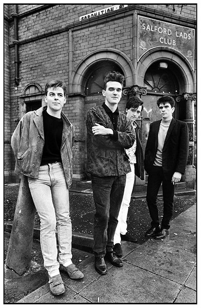 Recreation of Smiths Pic: Recreation of Smiths Salford Lads Club Photo with lookalikes