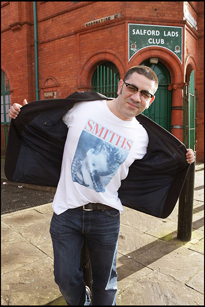 Recreation of Smiths Pic: Recreation of Smiths Salford Lads Club Photo with lookalikes