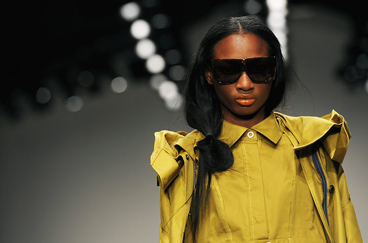 Jaeger: The Jaeger Spring/Summer 2011 collection at Somerset House in London