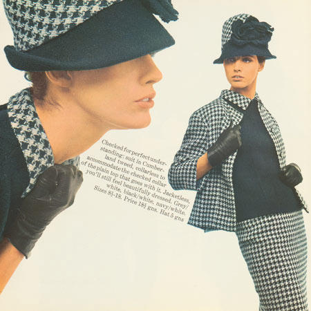 Jaeger Gallery: The Jaeger Girl advertising campaign in spring 1964