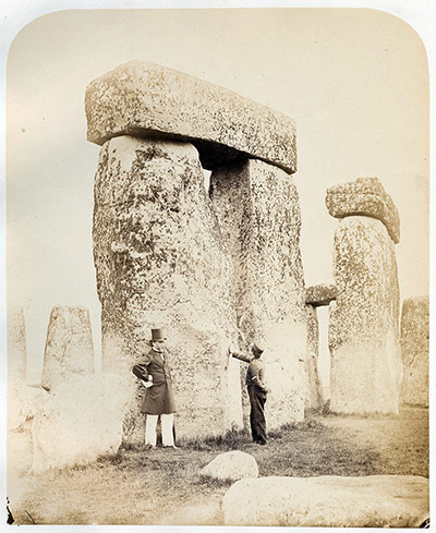 The Royal Society: Study of two triliths (posts and lintel) at Stonehenge