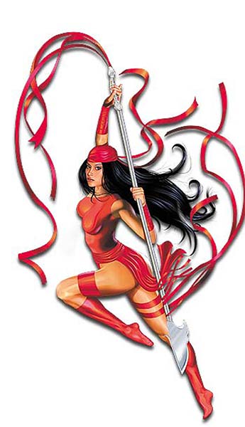 Superheroes: Elektra, Marvel comics
