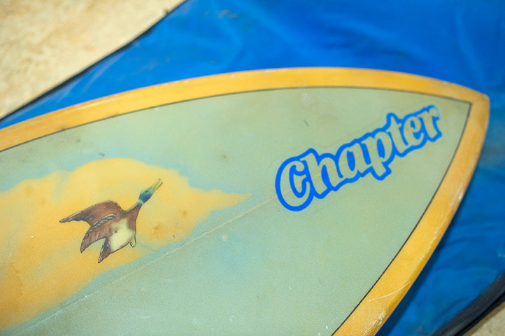 Museum of British Surfing: A Chapter surfboard