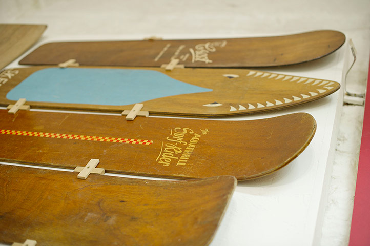 Museum of British Surfing: Wooden belly boards