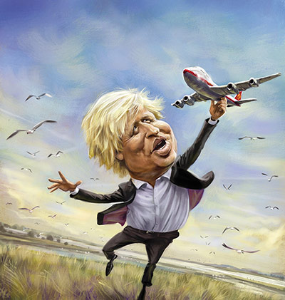 Thames Estuary Airport: Cartoons from Creative Coalition about Boris Island airport plans