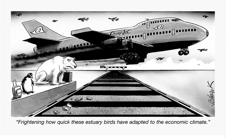 Thames Estuary Airport: Cartoons from Creative Coalition about Boris Island airport plans