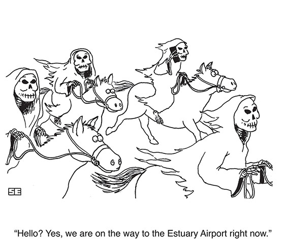 Thames Estuary Airport: Cartoons from Creative Coalition about Boris Island airport plans