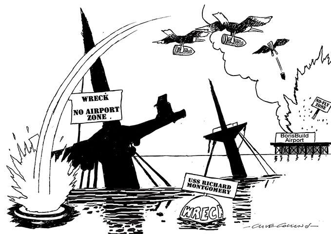 Thames Estuary Airport: Cartoons from Creative Coalition about Boris Island airport plans