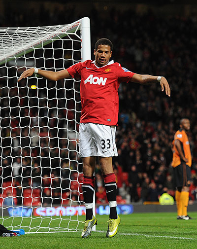 Bebe: Bebe celebrates scoring against Wolves
