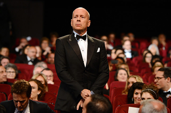 Moonrise premier: Bruce Willis at the Cannes Opening Ceremony 