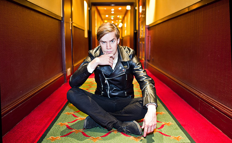 Week in Music: Howlin' Pelle Almqvist from The Hives poses during a photo session in Paris