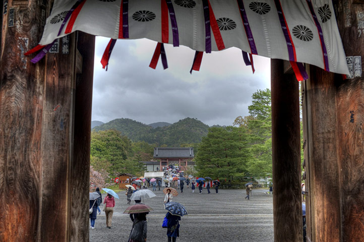 Kyoto gallery: Entering Ninnaji Temple