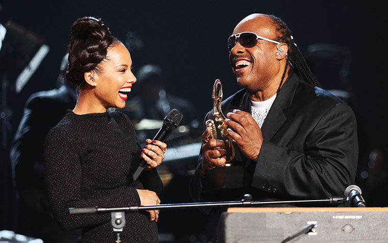 The week in music: Alicia Keys presents the Billboard Icon Award to Stevie Wonder