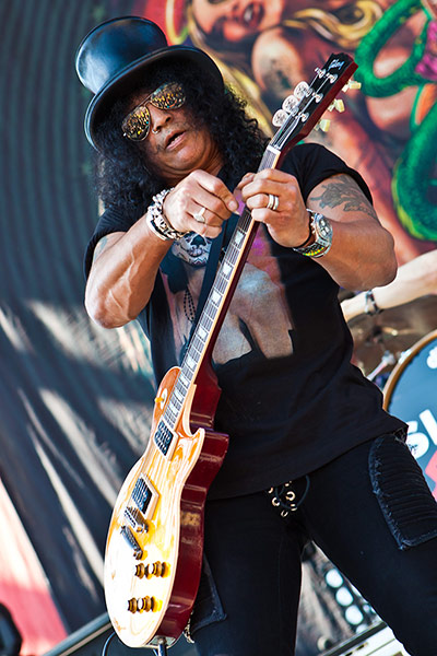 The week in music: Slash performs at the Rock On The Range festival in Columbus, US, on 19 May