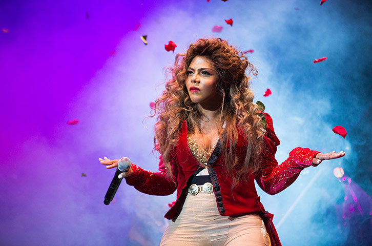 The week in music: Lil' Kim performs in New York the Paradise Theater, on  18 May